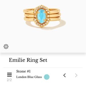 Kendra Scott Emilie Ring Set